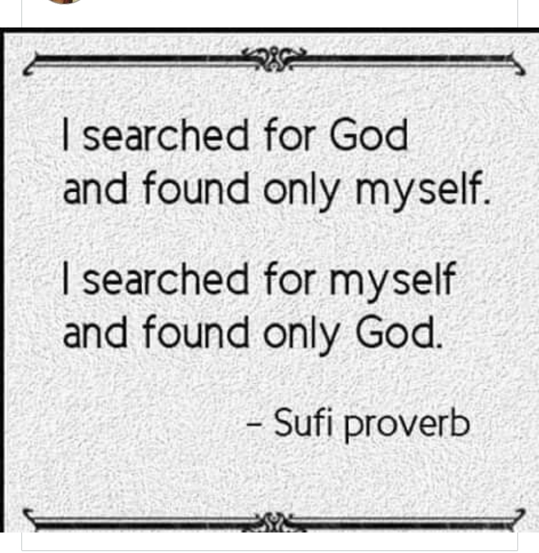 Be still and know that “I” am God.